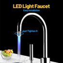 GobekUsa LED Water Faucet Aerator: Temperature Changing Light, Water Saving Kitchen Bathroom Accessory