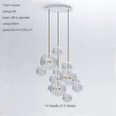 GobekUsa Glass Bubble Ball LED Chandelier Mickey Light for Modern Indoor Spaces