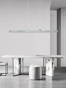 GobekUsa LED Natural Marble Hanging Chandelier for Dinning Room