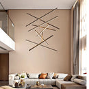 Modern Black Multi-Light LED Pendant Chandelier