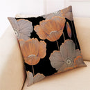 GobekUsa Ginkgo Leaves Linen Cushion Cover for Modern Home Decor & Living Room