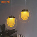 GobekUsa Crystal LED Pendant: Elegant Lighting for Dining, Bar, Kitchen, Bedroom