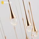 GobekUsa Crystal Staircase Chandelier for Luxe Home Decor