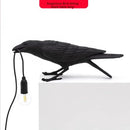 GobekUsa Lively Bird Resin Table Lamp - Home Decor Lighting for Bedroom, Living Room