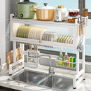 GobekUsa Kitchen Cabinet Organizer Shelf for Sink Seasoning Tableware Storage