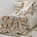 GobekUsa Boho Geometric Pattern Summer Blanket