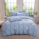 GobekUsa Brushed Cotton Printed Duvet Cover Set - Single/Double Bed Bedclothes