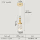 GobekUsa Crystal LED Chandelier for Dining Room Decor
