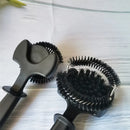 GobekUsa Coffee Machine Cleaning Brush - Brewing Head Cleaner Tool & Mini Spoon