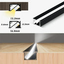 GobekUsa 45° Backlight LED Aluminum Profile Bar with Silicone Diffuser Cover