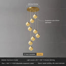 GobekUsa Crystal Bedside Chandelier Wall Light for Designer Living Room and Hotel Bedroom