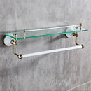 GobekUsa Bathroom Accessories Set: Gold Finish Paper Holder, Towel Bar, Soap Holder, Towel Rack & More