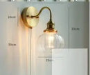 GobekUsa LED Wall Lamp 4W Beside Home Lighting with Knob Switch