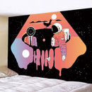 GobekUsa Futuristic Astronaut Tapestry Wall Hanging - Boho Room Decor for Hip Beach Vibe