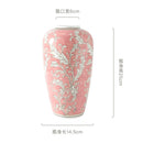 GobekUsa Blue White Porcelain Vase Chinese Retro Home Decor Flower Vase