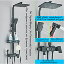GobekUsa Digital Display Thermostatic Shower Faucet Set Rainfall Shower Mixer