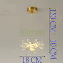 GobekUsa Butterfly LED Chandelier: Nordic Modern UFO Pendent Lamp for Home Decor