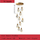 GobekUsa Crystal Chandelier Pendant Lights for Elegant Home Decor