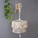 GobekUsa Hemp Rope LED Pendant Lamp with E27 Base for Boho Industrial Farmhouse Decor