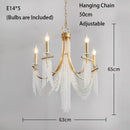 GobekUsa Crystal Chandelier: Luxury Hanging Lamp for Romantic Indoor Decor