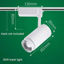 GobekUsa Adjustable Focus Industrial Black Track Spotlights