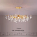 GobekUsa Elegant Gold Crystal Chandelier for Modern Luxury Living Spaces