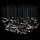GobekUsa Crystal Pendant Chandelier for Nordic Home Dining Room Decor
