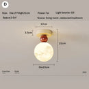 GobekUsa LED Ceiling Moon Wall Lamp Minimalist Bedroom Lighting Fixture
