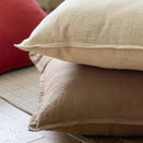 GobekUsa Linen Fringed Pillow Cover for Home Bed Sofa Decoration