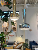 GobekUsa Bauhaus Copper/Chrome Pendant Lights for Living Room, Kitchen Island, Bar, Bedroom&Bathroom