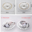 GobekUsa Crystal Glass LED Ceiling Spot Light for Home Decor