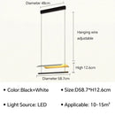GobekUsa Lamina LED Pendant Light: Minimalist Design for Office, Living Room, Restaurant, Bar.