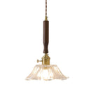 GobekUsa LED Walnut Copper Pendant Light with Knob Switch - Modern Style Lighting Fixtures