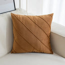 GobekUsa Hand Pleat Embroidered Cushions 30x50/45x45cm Beige Pink Nordic Style Pillowcase