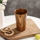 GobekUsa Handmade Natural Wooden Tea Cups - Set of 2 | Japan Style Cups for Tea, Coffee, Beer, Milk, Water