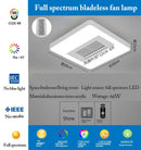 GobekUsa LED Bladeless Ceiling Fan with Remote Control for Modern Living Room