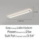 GobekUsa LED Chandelier Lights Remote Dimming Black White Modern Long Living Room Bedroom Hall Lamps