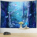 GobekUsa Dinosaur Age Tapestry Wall Hanging Abstract Art Animal Psychedelic Mystery Tapiz