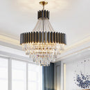 GobekUsa Crystal Chandelier for Duplex Living: Modern Elegance for Hotel, Villa, and Home.