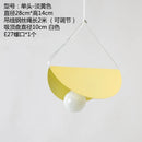 GobekUsa Geometric Iron Pendant Light for Dining Room Bedroom Children's Room