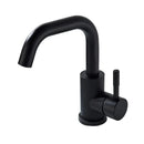 GobekUsa Black Basin Faucet Single Cold Hot Sink Tap Short Kitchen Mixer Rotatable