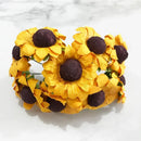 GobekUsa Gold Hybrid Flower Cherry Stamen Berries Bundle for DIY Decor