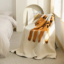 GobekUsa Kawaii Cat Jacquard Knitted Blanket