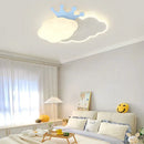 GobekUsa Cream Clouds Rainbow Ceiling Lamp for Children's Bedroom