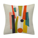 GobekUsa Geometry Pattern Cushion Cover Polyester Cotton Sofa Pillowcase Home Decor