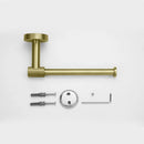 GobekUsa Gold Hardware Set: Towel Bar, Toilet Paper Holder, Robe Hook, Cup Hanger