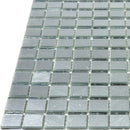 Silver 12x12 Glossy Uniform Square Glass Mosaic Tile (20 pack, 20 sq ft/case) - Sample