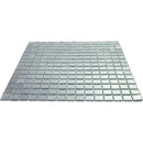 Silver 12x12 Glossy Uniform Square Glass Mosaic Tile (20 pack, 20 sq ft/case)