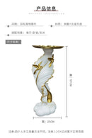 "GobekUsa Feather Floor Decoration for Living Room, TV Cabinet, Sofa & Housewarming"