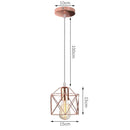 GobekUsa Industrial Retro Loft LED Pendant Light for Home Living Room Kitchen